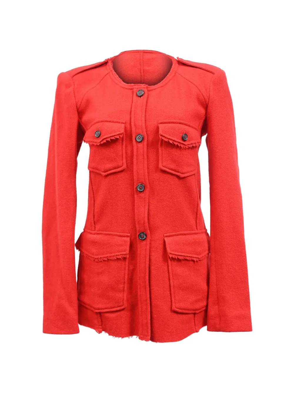 Isabel Marant Vintage buttoned pockets jacket - Rosso