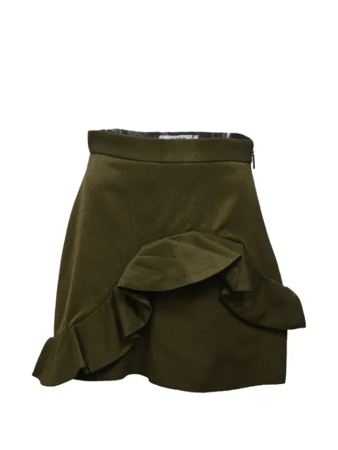 MSGM ruffle-trim mini skirt