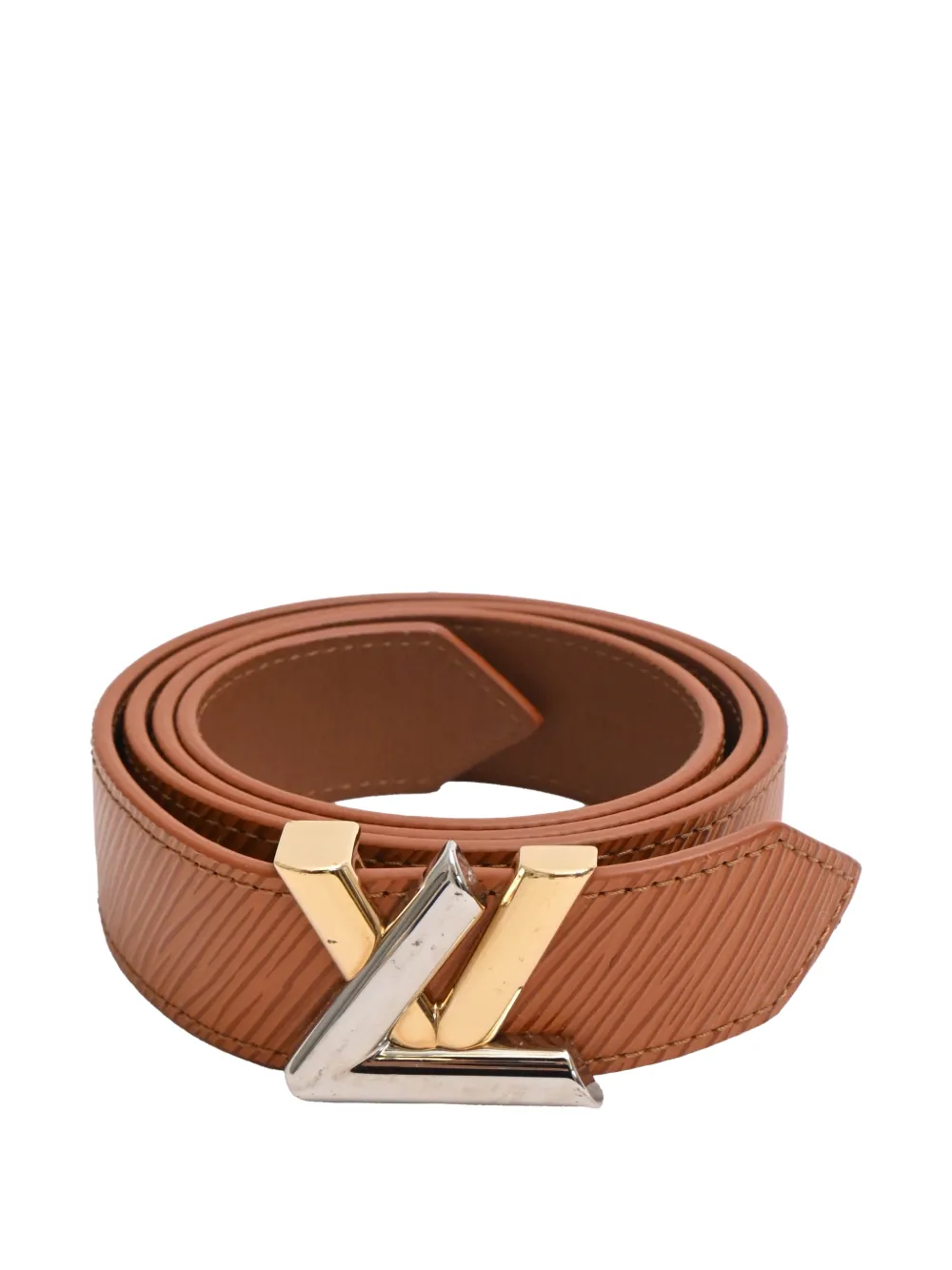 Louis Vuitton Pre-Owned 2010s Twist Epi belt - Marrone