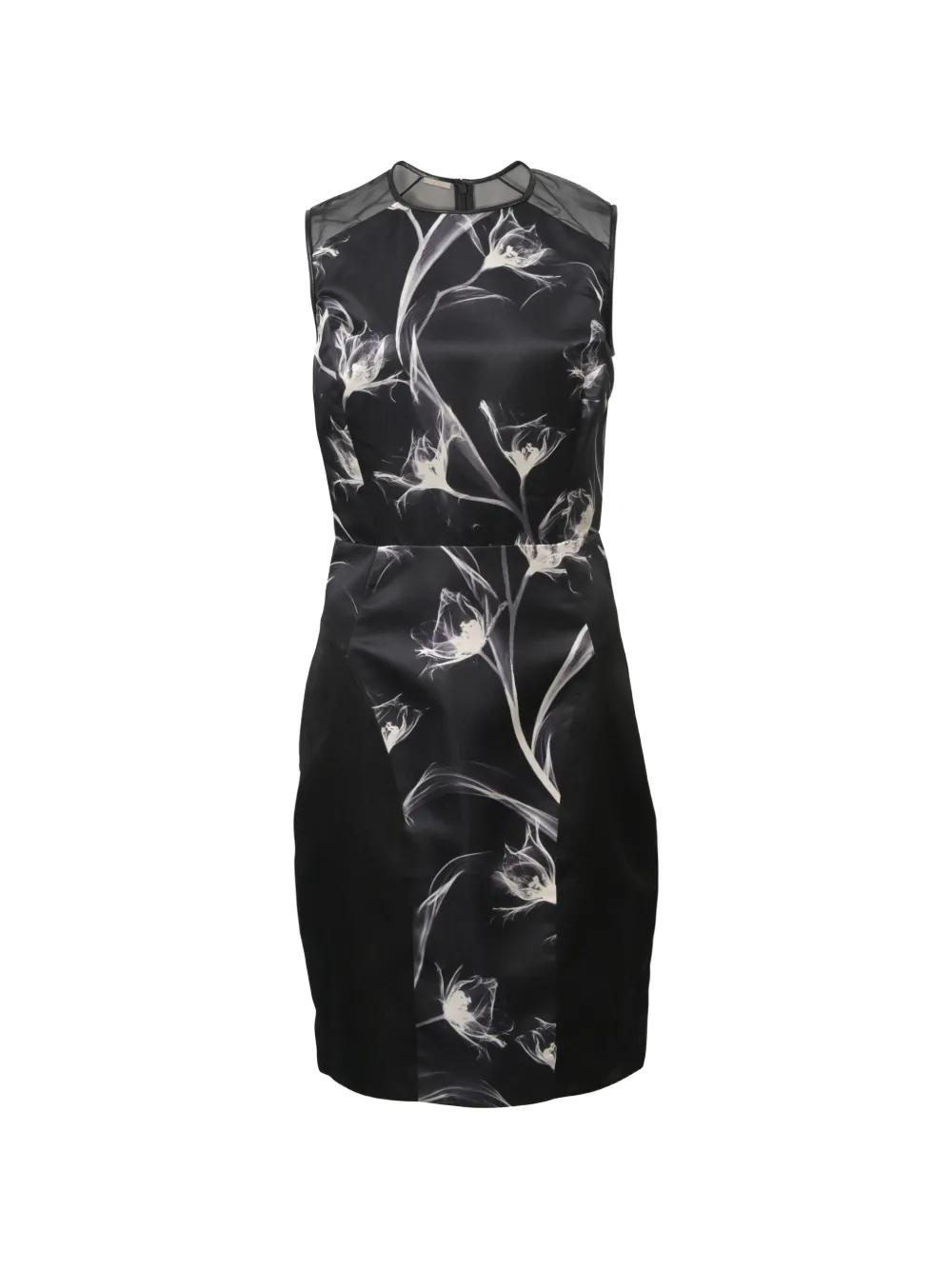 Jason Wu X-Ray floral-print sheath dress - Nero