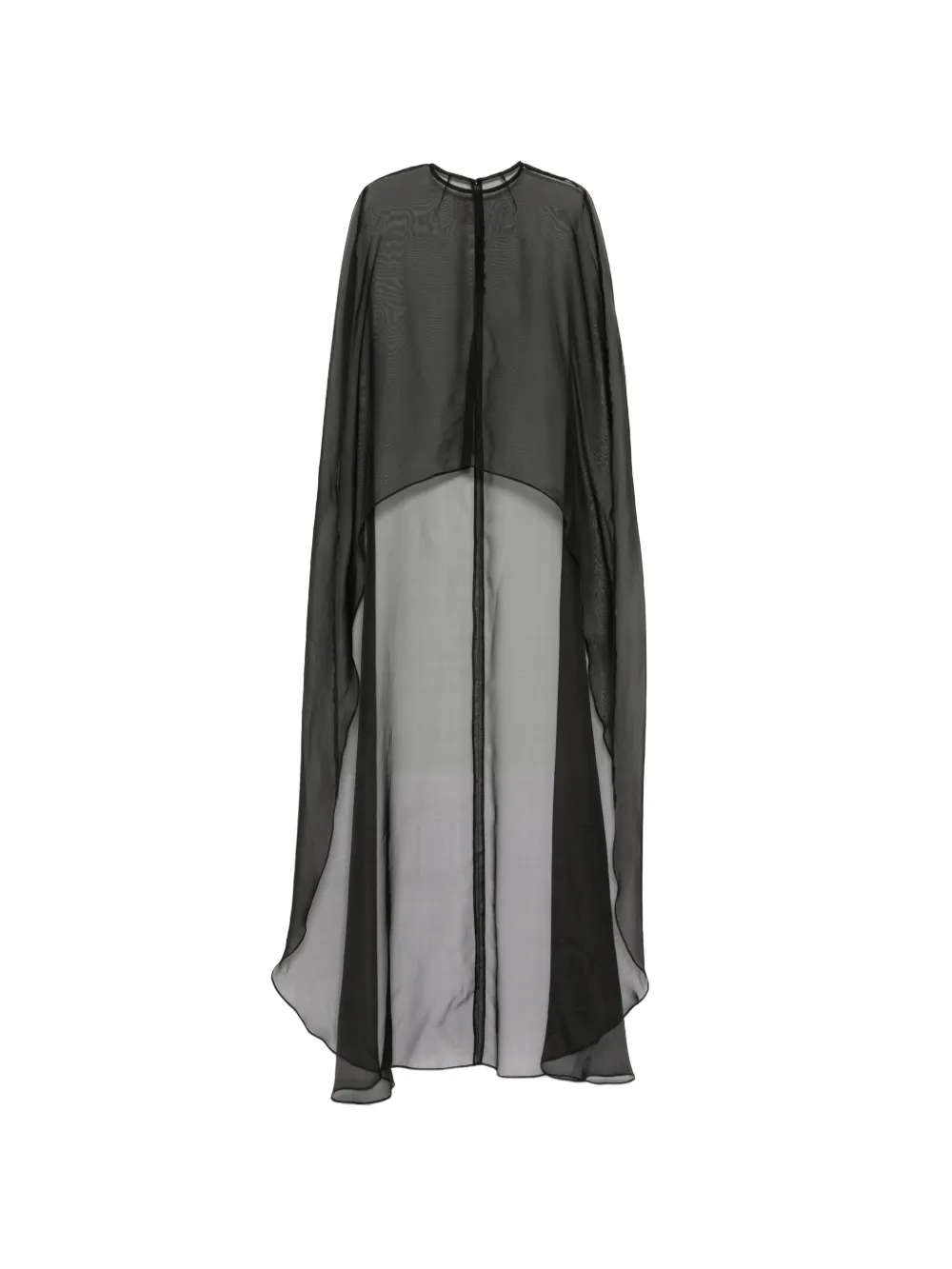 Isabel Sanchis organza high-low cape