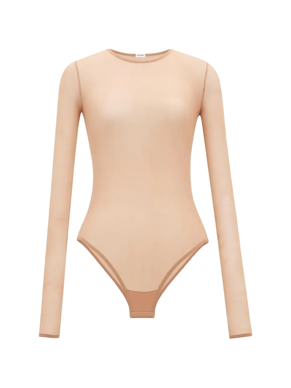 Saint Laurent sheer long-sleeve bodysuit