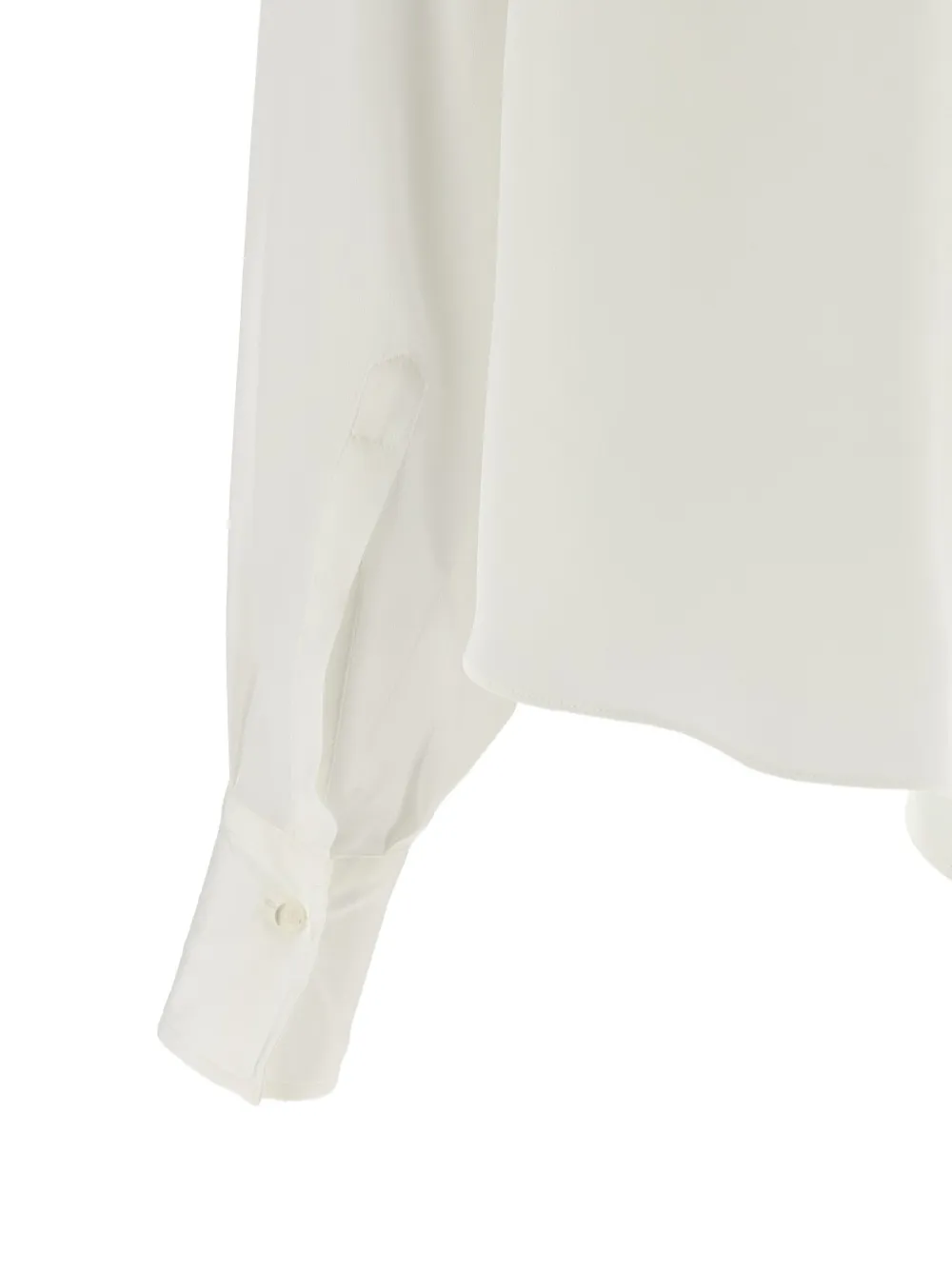 Brunello Cucinelli Zijden overhemd met Monile-detail Wit
