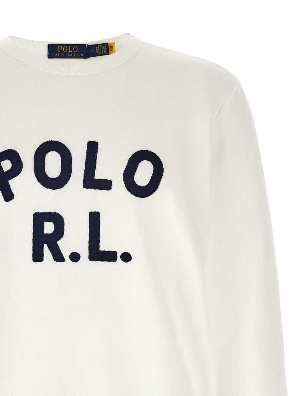 Polo Ralph Lauren Pony trui met logo-patch Wit