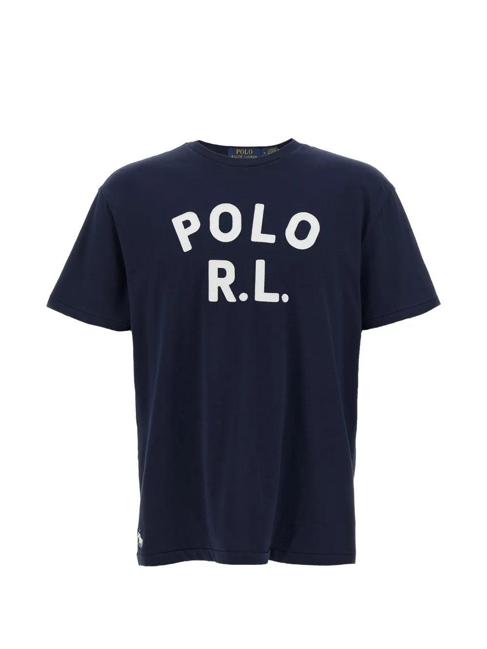 Polo Ralph Lauren logo-patch T-shirt - Blu