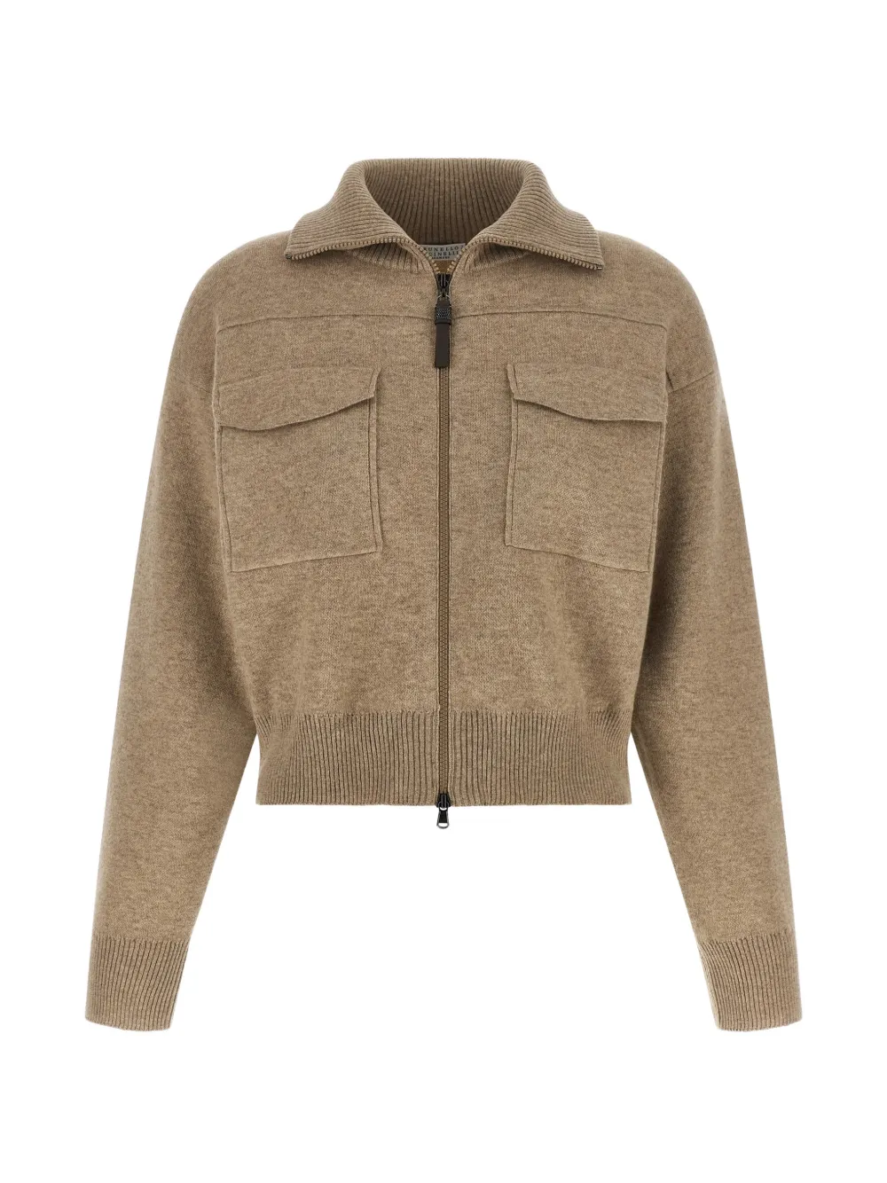 Brunello Cucinelli Monili cropped cardigan - Toni neutri