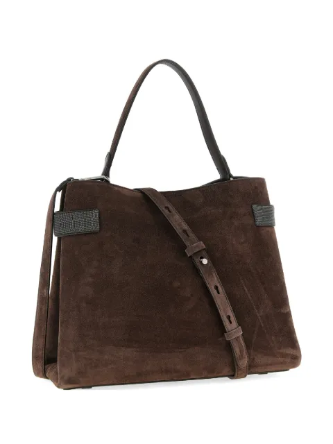 Brunello Cucinelli large Essence Monile-embellished tote bag