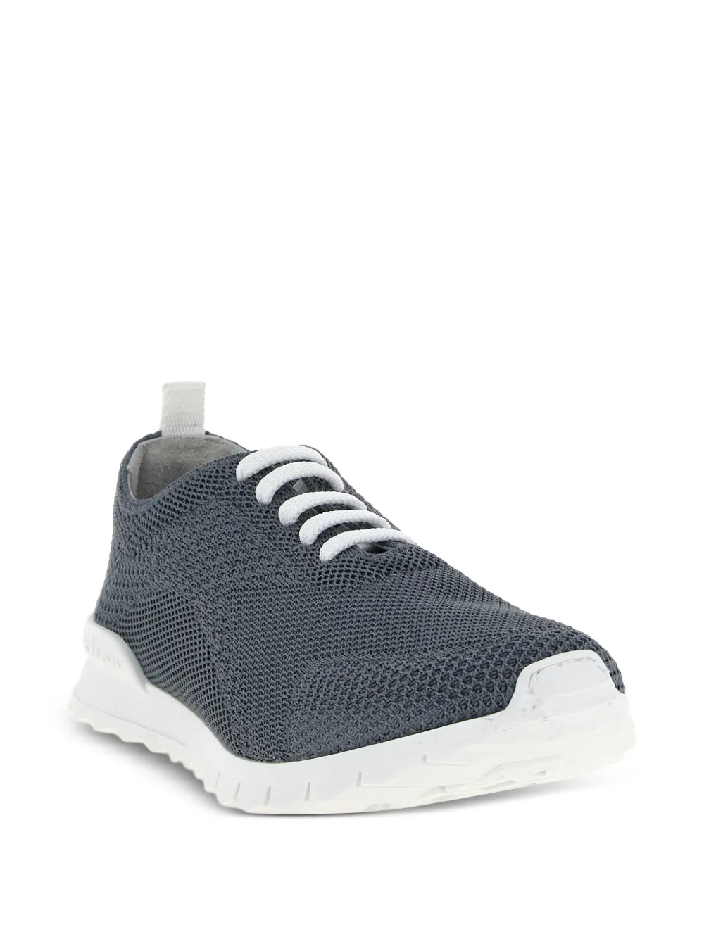 Kiton Fits knit-upper sneakers Grijs