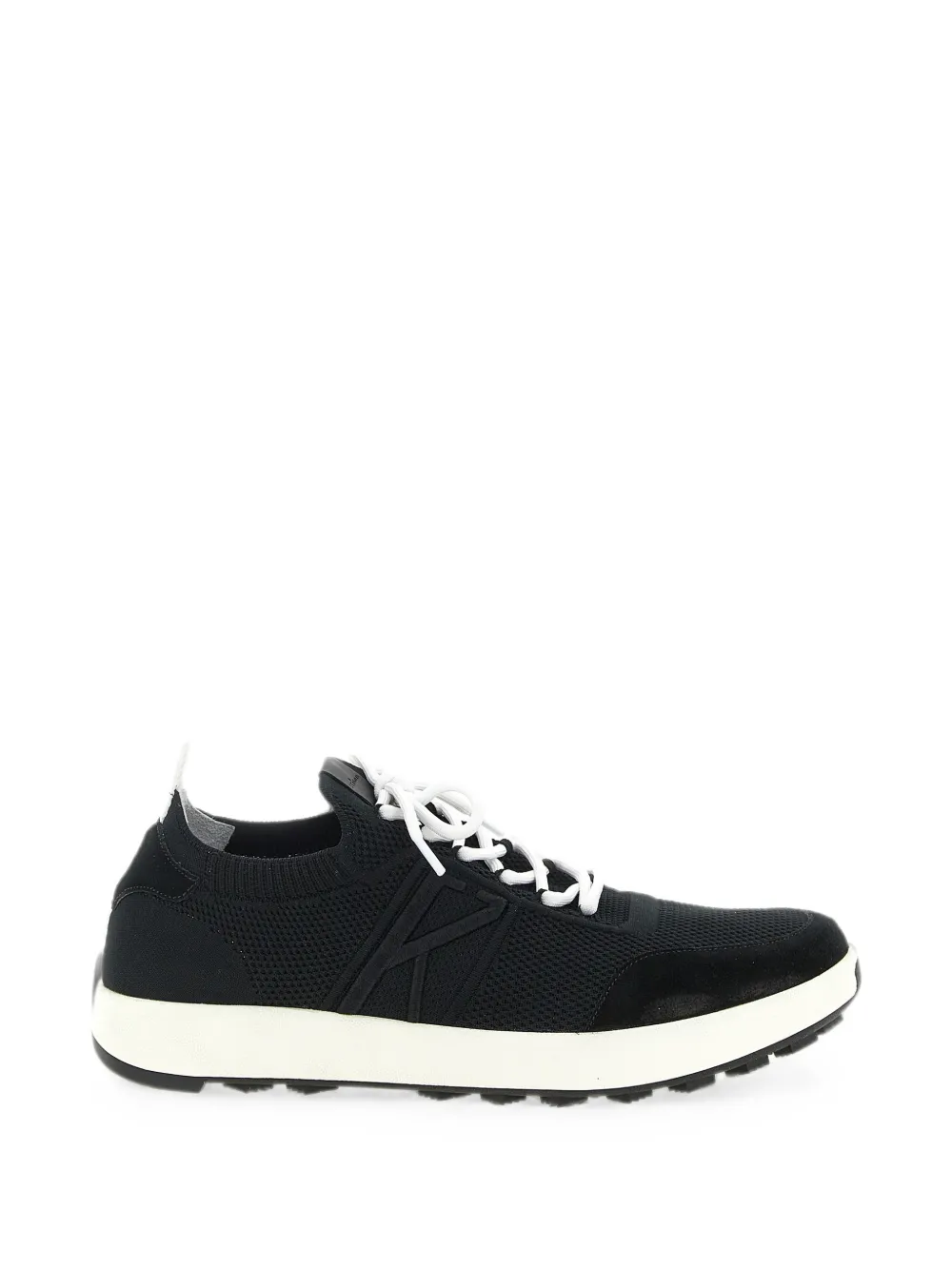 Kiton suede-trim slip-on sneakers - Nero
