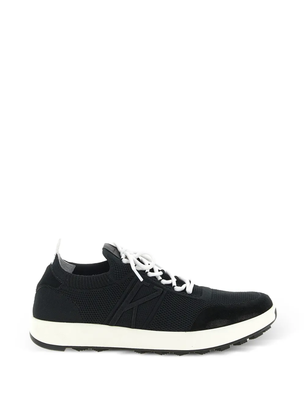 Kiton suede-trim slip-on sneakers - Nero