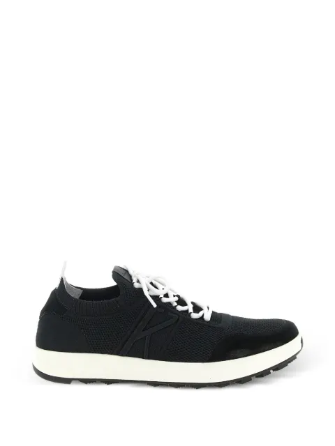 Kiton suede-trim slip-on sneakers