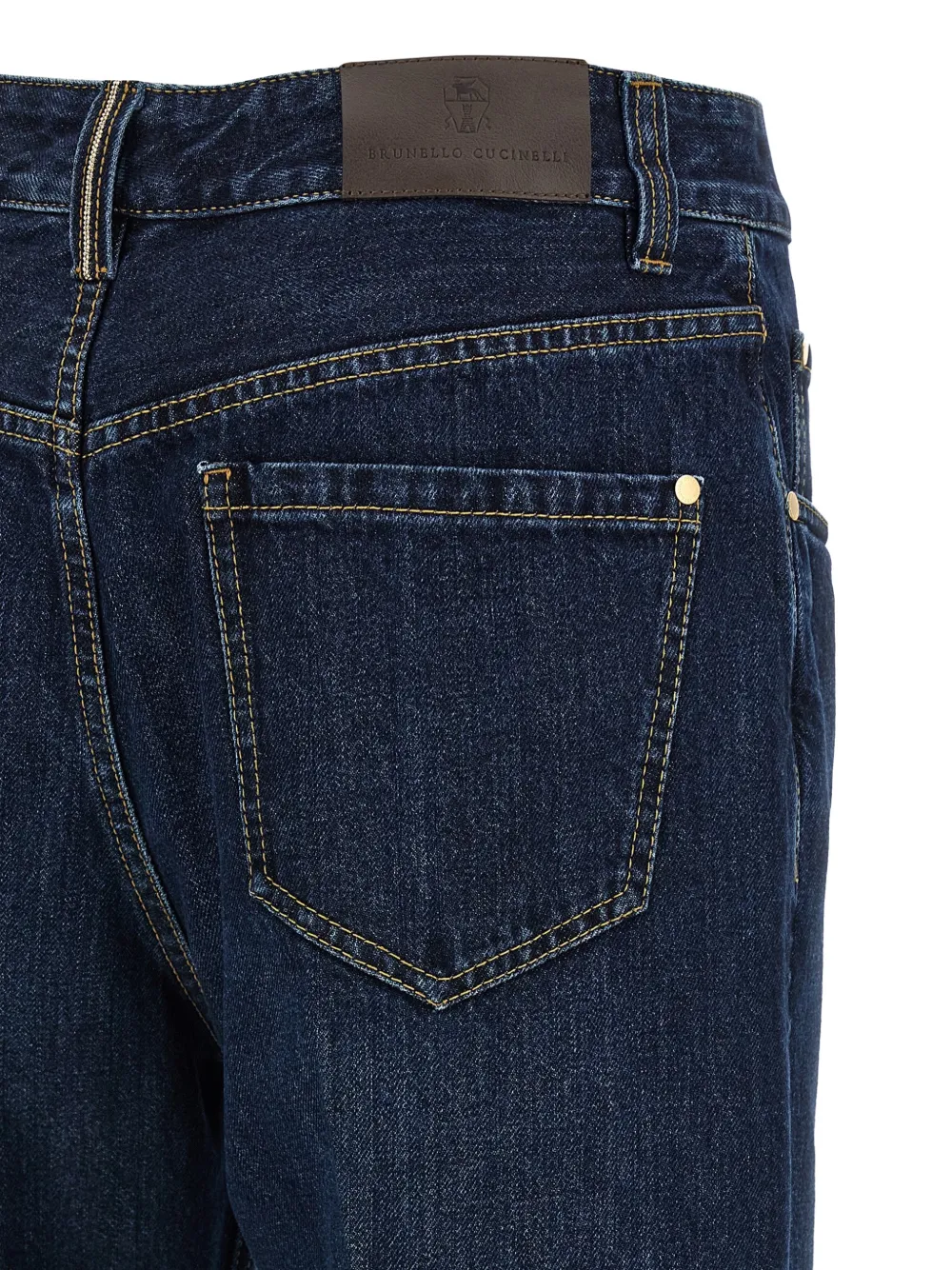 Brunello Cucinelli Monile stone-washed jeans Blauw