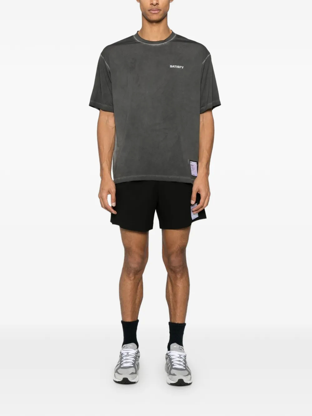 Satisfy AuraLite™ T-shirt met korte mouwen Grijs