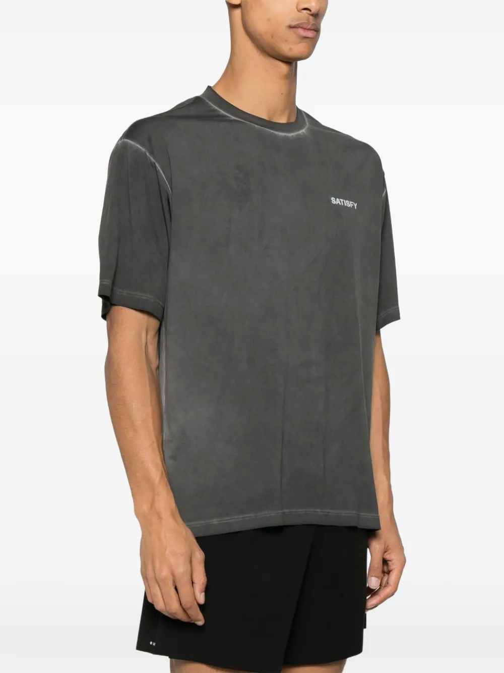 Satisfy AuraLite™ T-shirt met korte mouwen Grijs