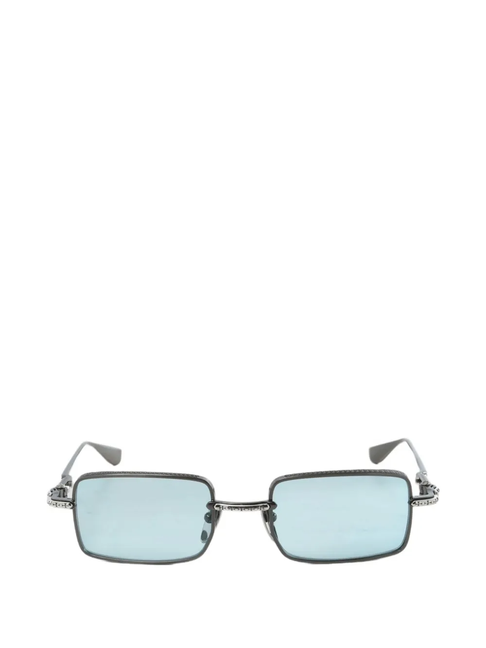Chrome Hearts Rectangle-frame Sunglasses In Pink