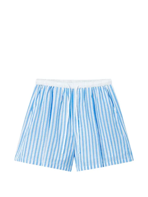 b+ab short rayé à lien de resserrage