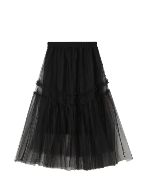 b+ab falda midi con volantes
