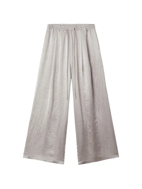 b+ab pantalones anchos con efecto arrugado