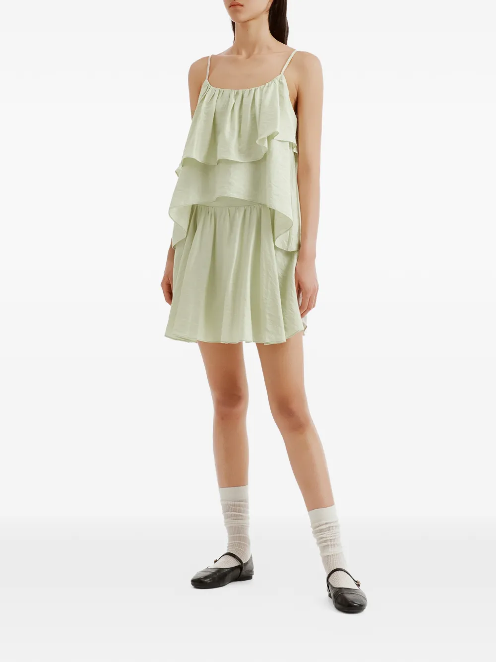  B+ab Set De Shorts A Capas - Verde 