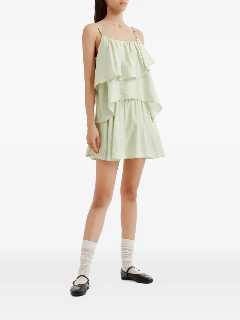  B+ab Set De Shorts A Capas - Verde 