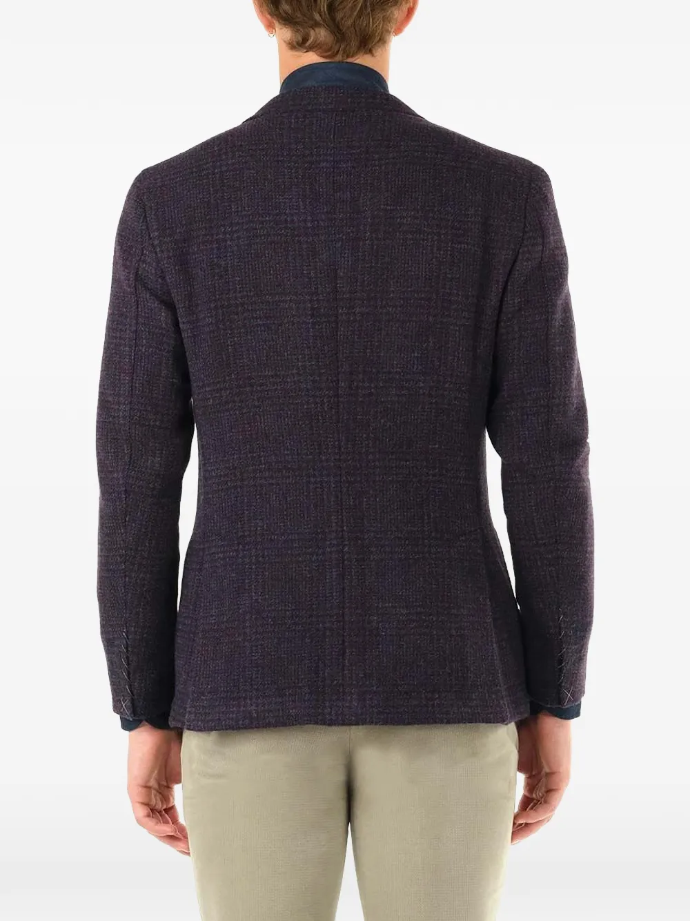 Al Duca D Aosta 1902 Geruite blazer Blauw