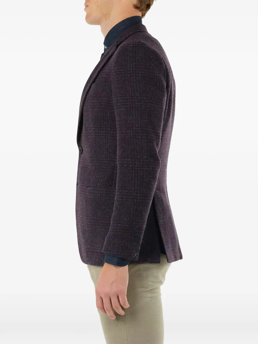 Al Duca D Aosta 1902 Geruite blazer Blauw