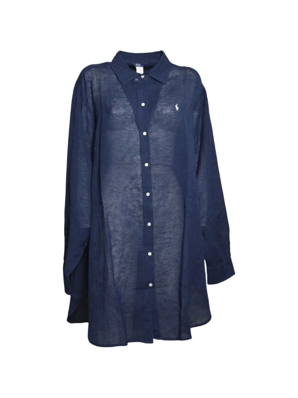 Polo Ralph Lauren embroidered-logo shirt - Blau