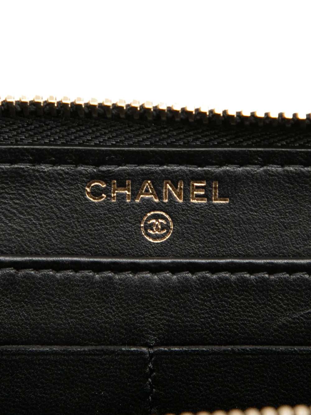 CHANEL Pre-Owned 2016-2017 キルティング長財布 | ブラック | FARFETCH JP