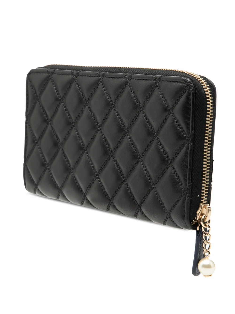 CHANEL Pre-Owned 2016-2017 キルティング長財布 | ブラック | FARFETCH JP