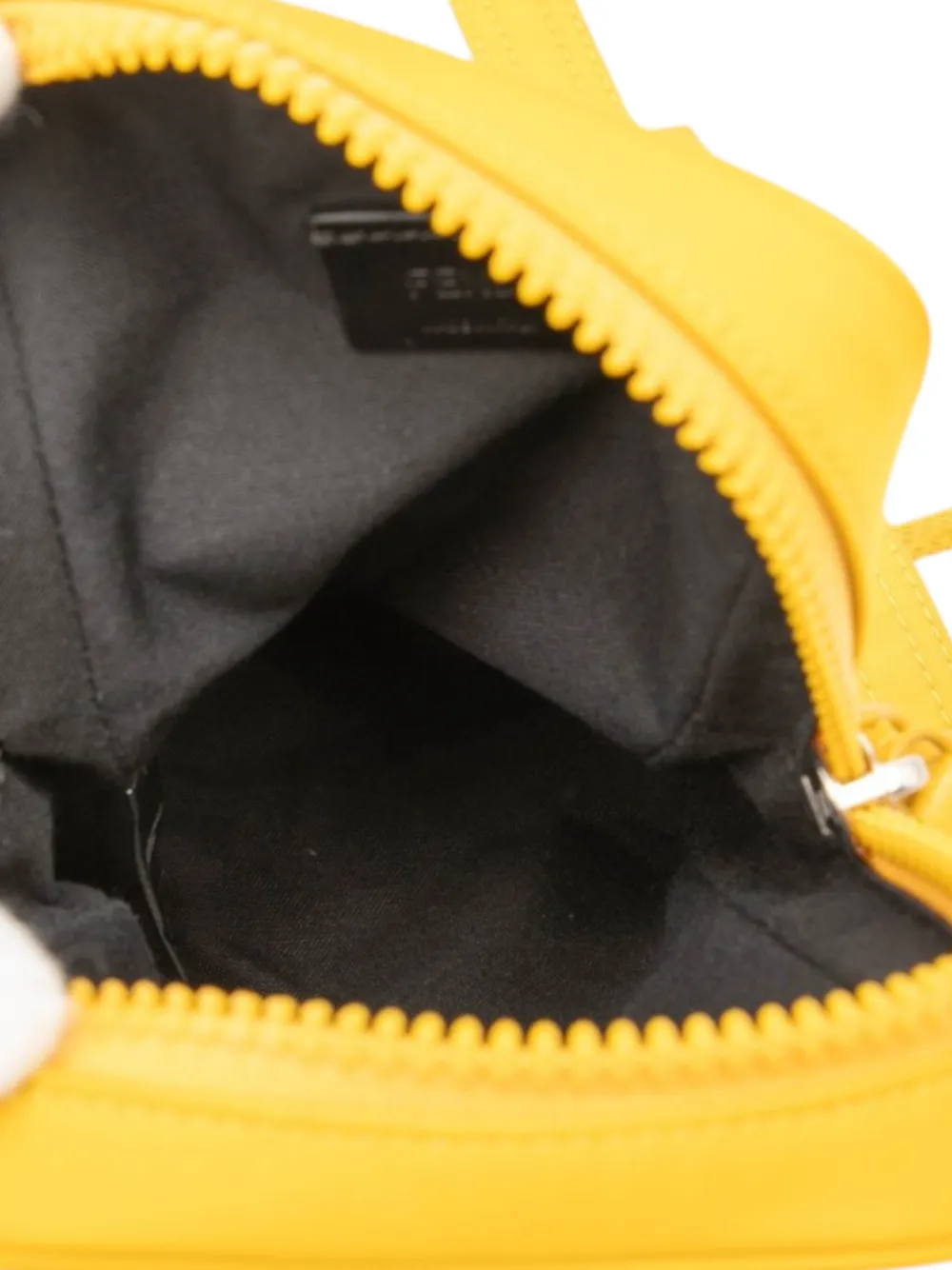 Fendi Pre-owned 2021-2026 Nylon Baguette Phone Crossbody Bag in Yellow, view 5