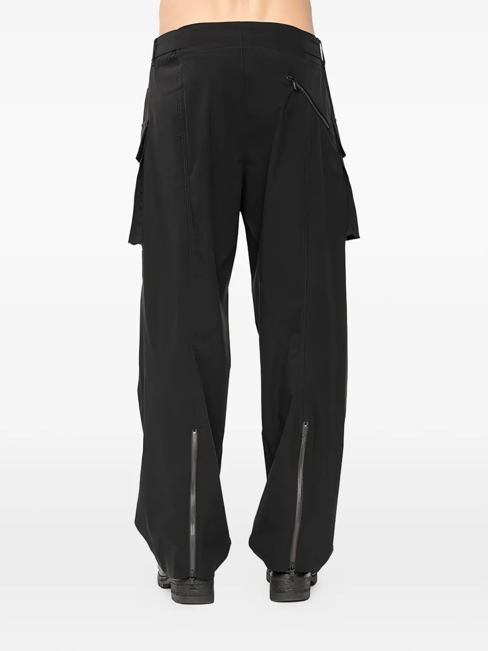 The Viridi-Anne Waterafstotende stretch broek Zwart