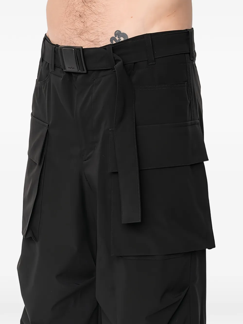The Viridi-Anne Waterafstotende stretch broek Zwart