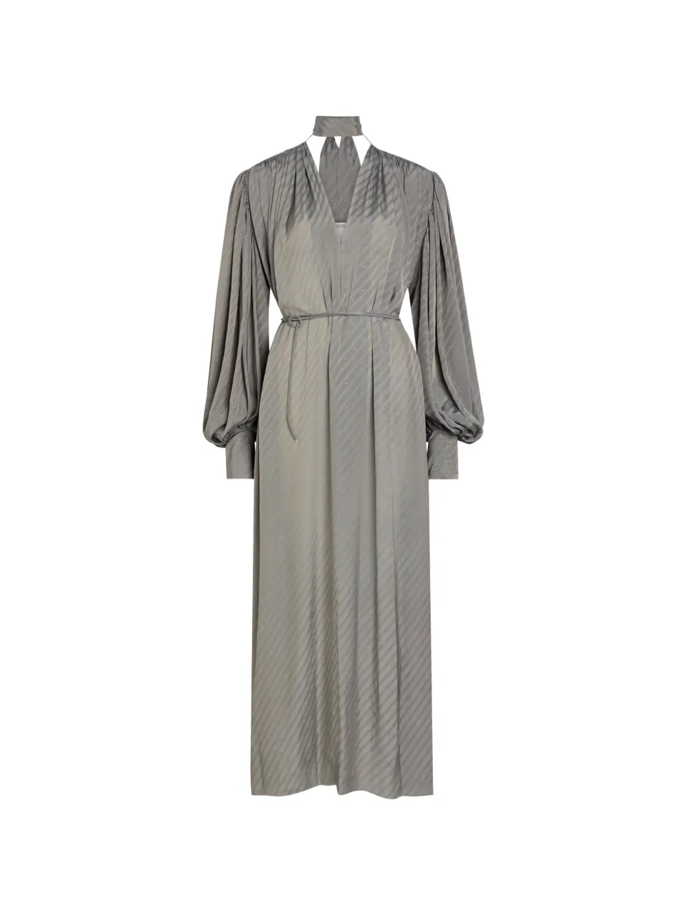 CALVIN KLEIN COLLECTION Abito midi a righe - Grigio