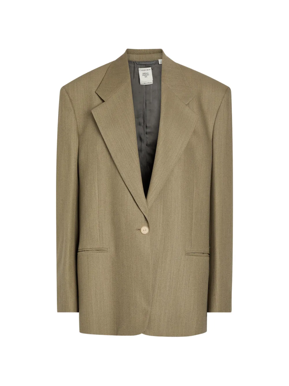 CALVIN KLEIN COLLECTION Avery single-breasted blazer - Nude