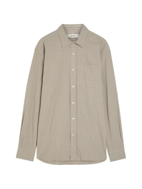 Foret Scout check-pattern shirt