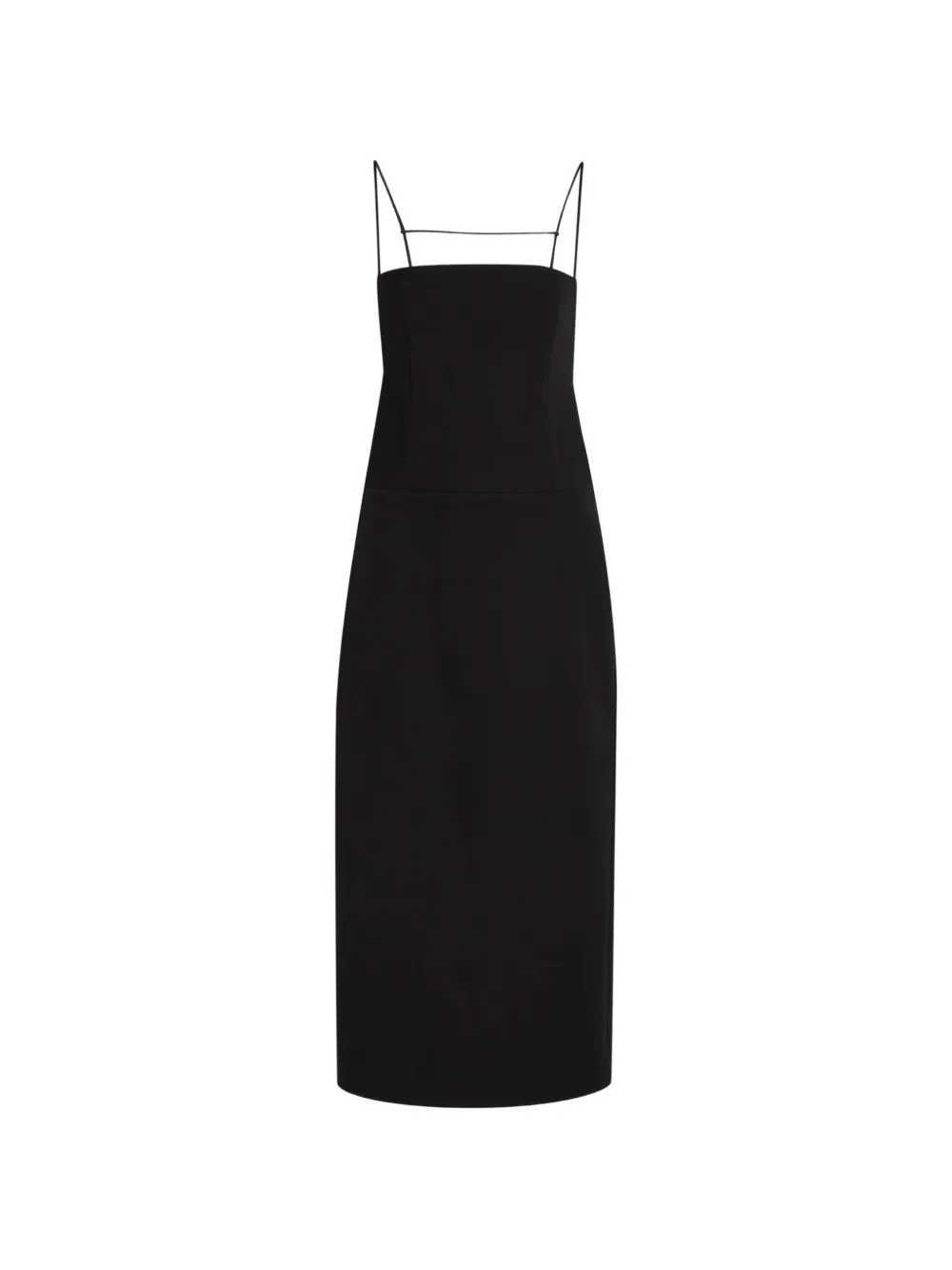 CALVIN KLEIN COLLECTION spaghetti-strap midi dress - Nero