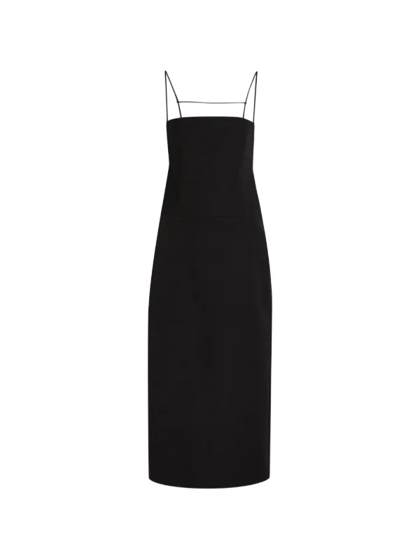 calvin klein black midi dress Calvin Klein Women's Flared Midi Dress in Black