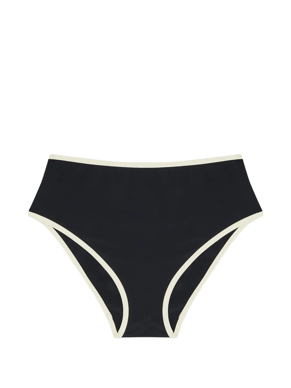 SOLAQUA piping-detail bikini bottoms - Nero
