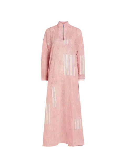 Thierry Colson Parvati Kaftan striped patchwork dress