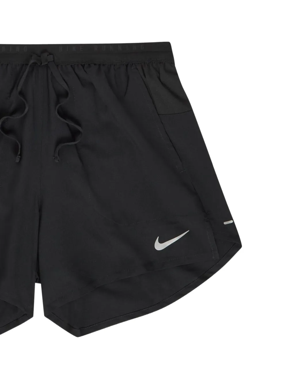 Nike Shorts met logoprint Zwart