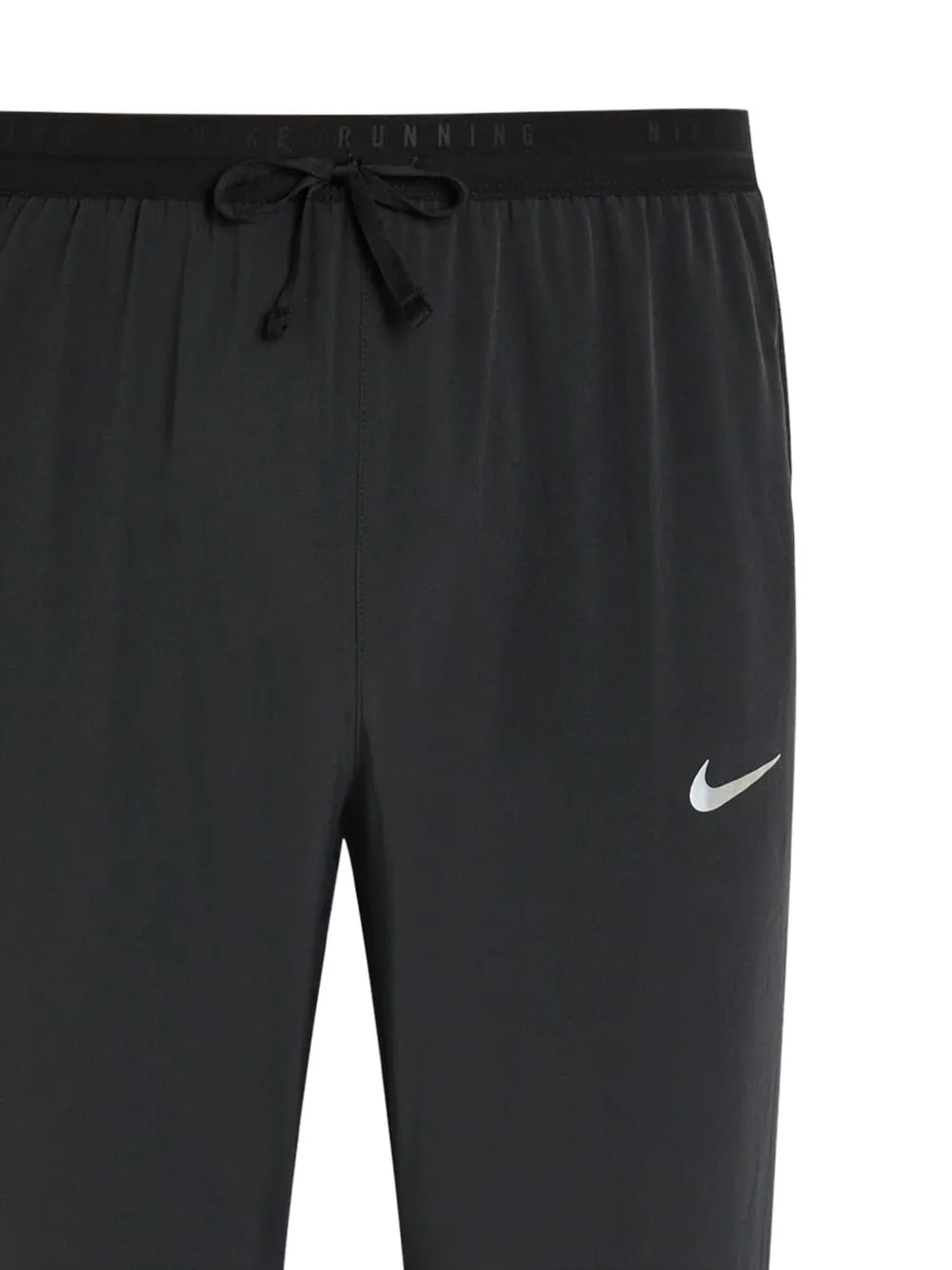 Nike Stride trainingsbroek met logo-print en trekkoordtaille Zwart