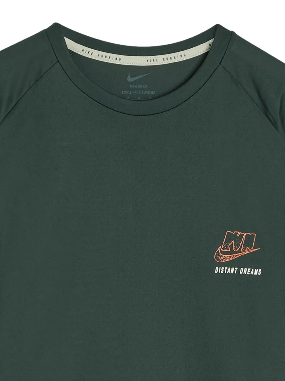 Nike T-shirt met logoprint Groen