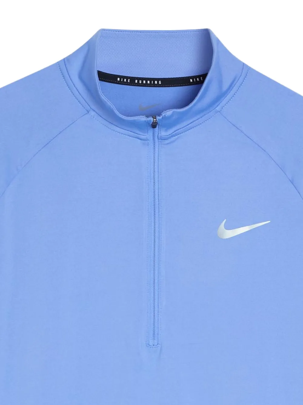 Nike half-zip raglan-sleeve T-shirt Blauw
