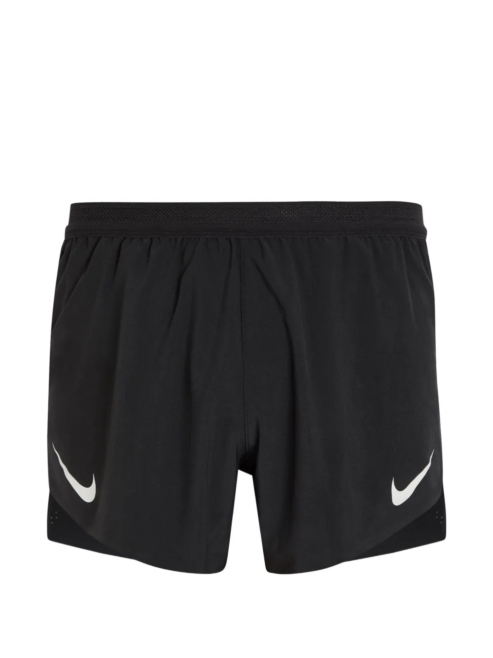 Nike Swoosh-print layered shorts - Schwarz