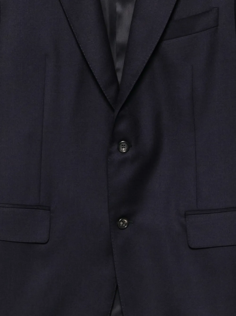 Canali Pak met enkele rij knopen Blauw