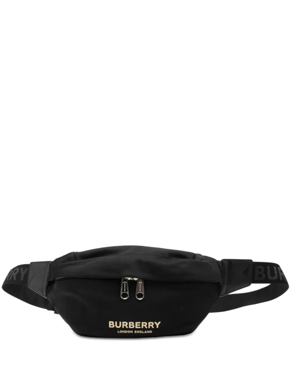 Burberry Pre-Owned 2018-2026 Nylon Sonny belt bag - Nero