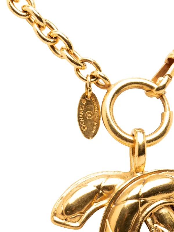 CHANEL Pre-Owned 1970-1980 ココマーク ゴールドプレーテッド 