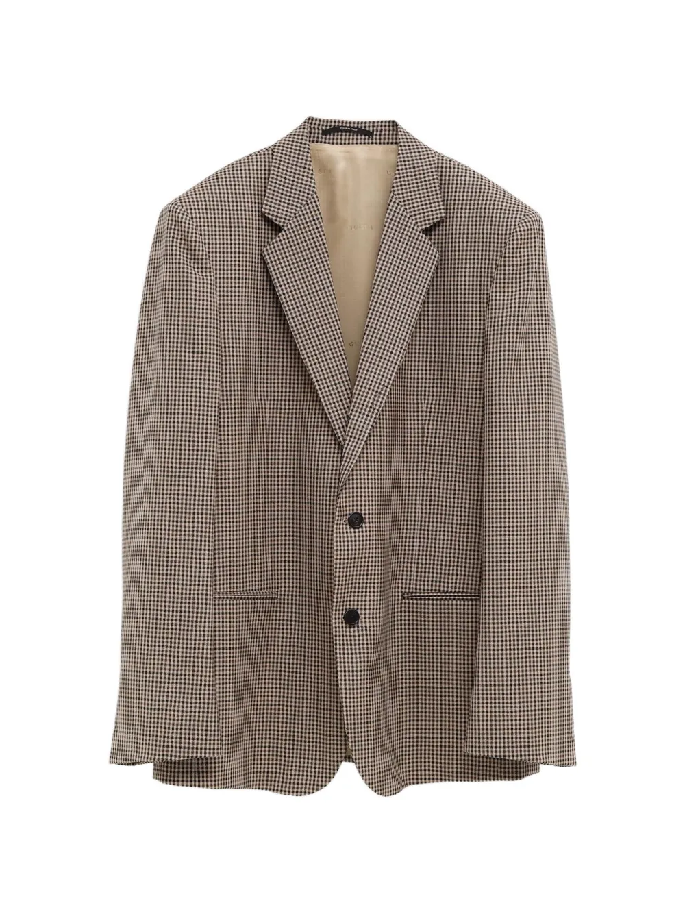 Gucci Gingham check-pattern notched-lapel blazer
