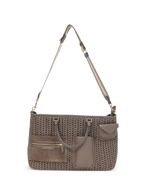 Anya Hindmarch Pocket Neeson woven tote bag