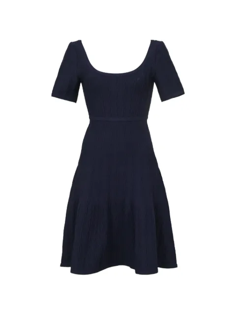 Hervé Léger Pre-Owned vestido con cuello redondo